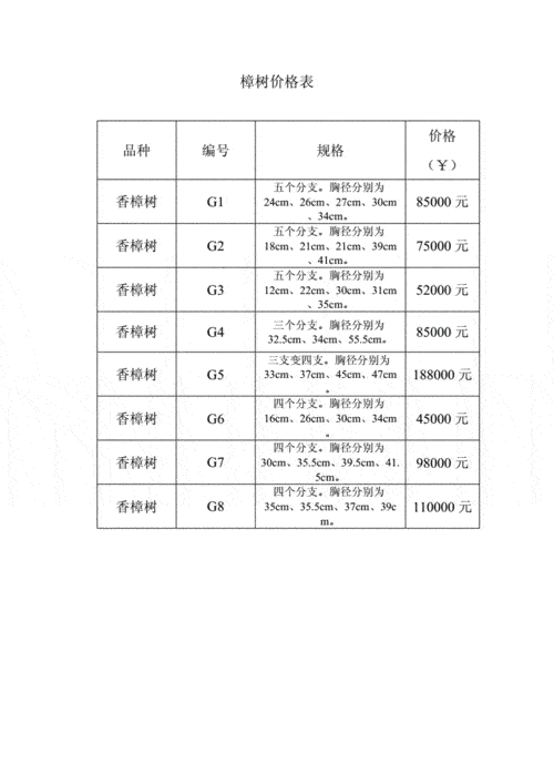 10公分的樟树什么价 种植土球直径80的樟树需要挖多深