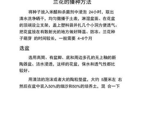 兰花的繁殖技术是什么 兰花是怎么繁殖的